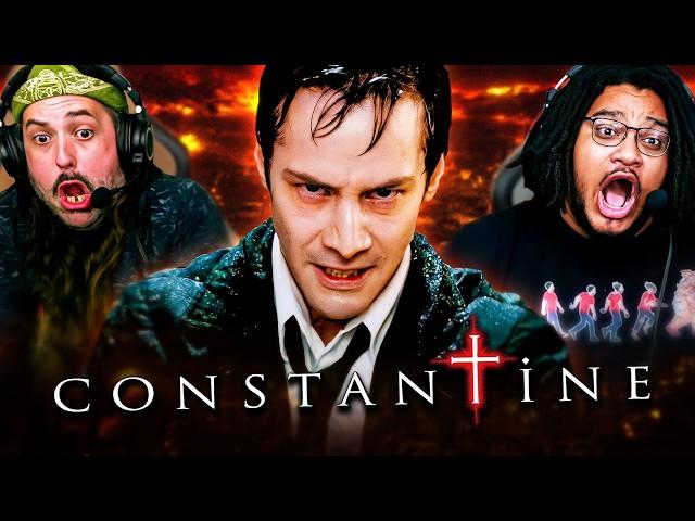 CONSTANTINE (2005) IS BADA**!! MOVIE REACTION!! First Time Watching!! Keanu Reeves | DC Studios