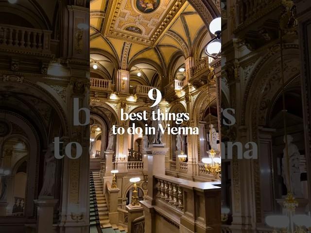  9 Best things to do in Vienna, Austria. 3 days in Vienna Itinerary  #vienna