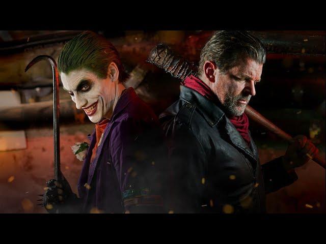 JOKER vs NEGAN ( The Walking Dead) - Super Power Beat Down (EPISODE 23)