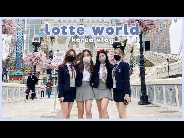 [한글/ENG] going to LOTTEWORLD | korea's largest indoor amusement theme park | KOREA VLOG | 롯데월드 브이로그