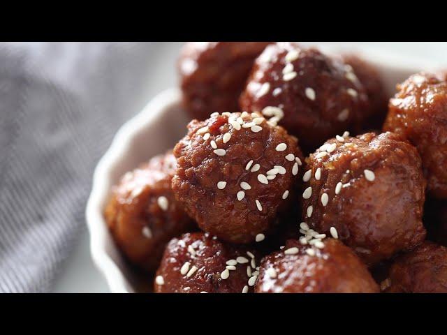 Slow Cooker Pineapple Teriyaki Meatballs