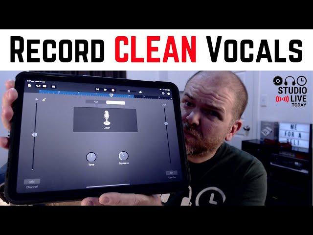 How to record quality CLEAN audio in GarageBand iOS (iPad/iPhone)