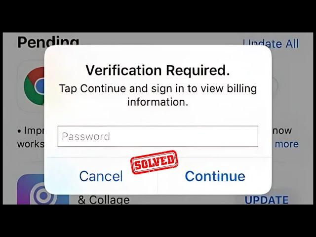 How to Fix Verification Required on App Store! iOS 18