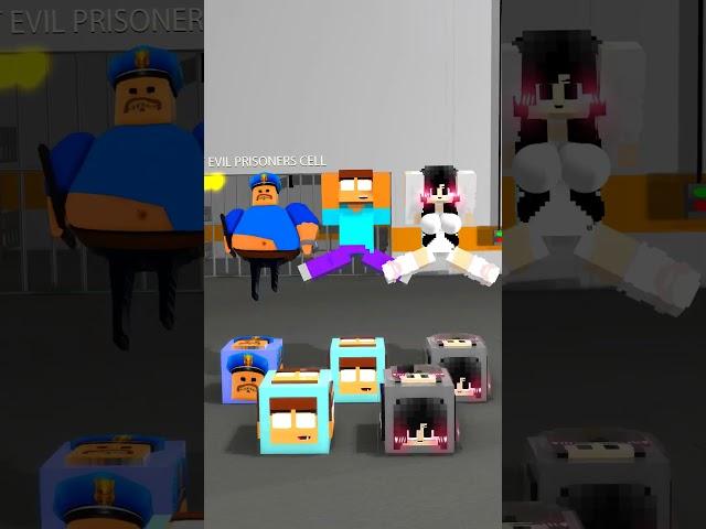 Help Herobrine vs SADAKO choose Correct Box in BARRY PRISON Run Challenge