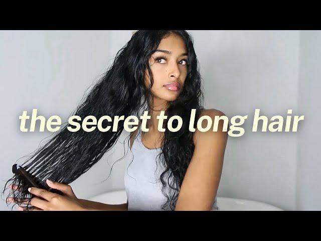 INDIAN HAIR GROWTH SECRETS / weekly routine, rice water jelly for long, healthy, shiny hair FAST 🪴