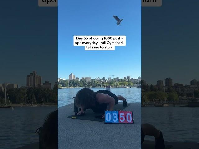 Day 55 of doing 1000 push-ups everyday until Gymshark tells me to stop