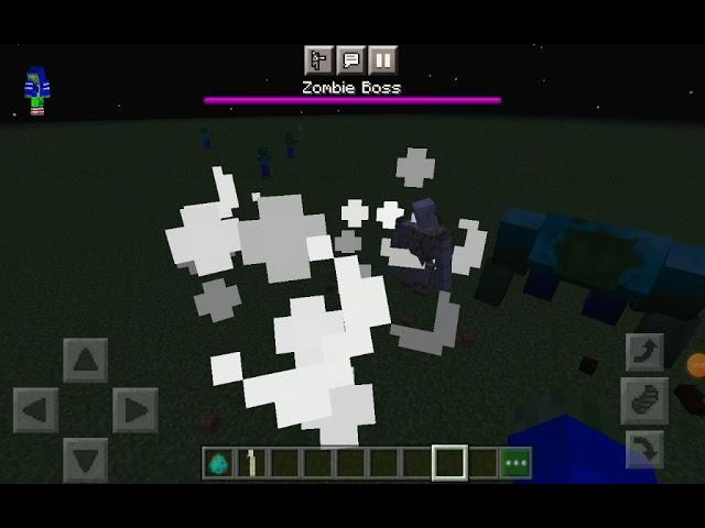 Boss Zombie vs Rexy Mod in minecraft part 1