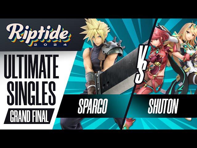 Sparg0 (Cloud) vs Shuton (Mythra/Pyra) - Riptide 2024 - Ultimate Singles - Grand Final