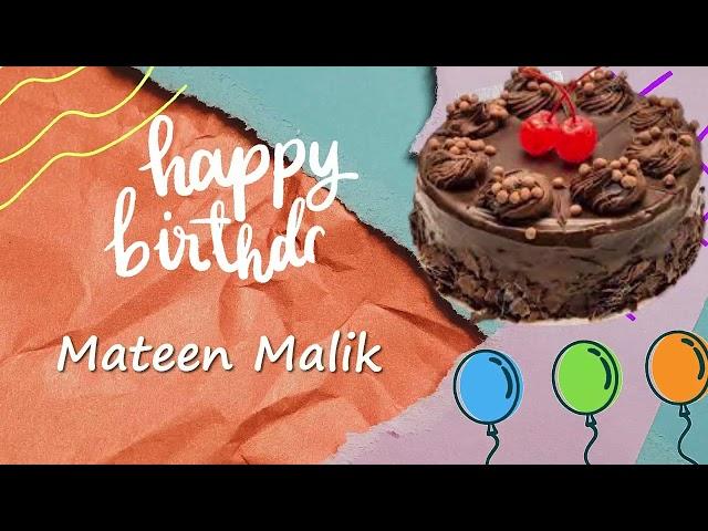 Mateen Malik Birthday Wishes | Happy Birthday Mateen Malik | Wishes for You Mateen Malik