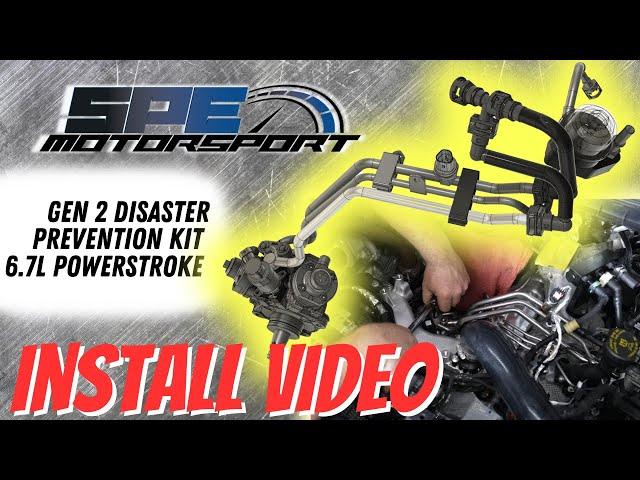 SPE Motorsport Generation 2  6.7 Powerstroke disaster prevention kit Install video