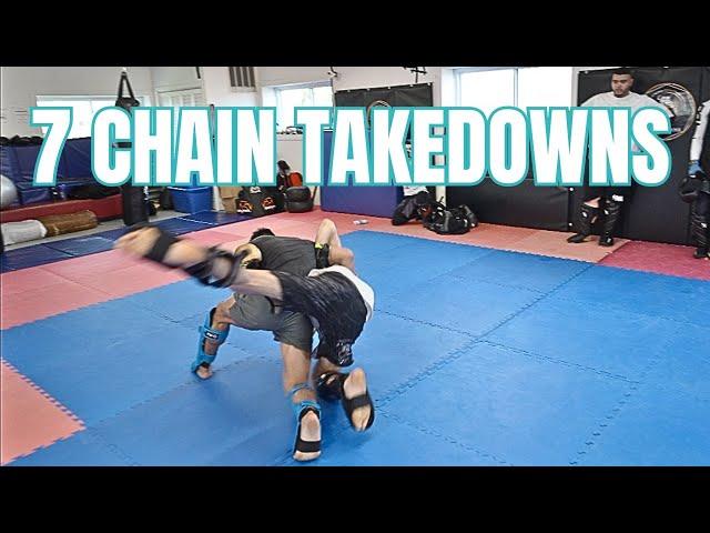 7 Simple Chain Takedowns for MMA