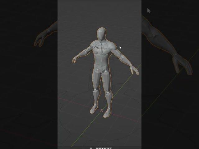 Character Rigging in 60 Seconds #short