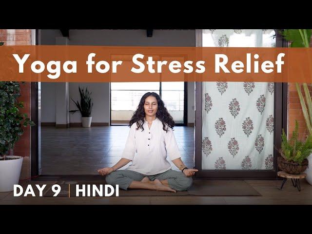 20 minute Yoga for Stress Relief and Relaxation | Day 9 of Beginner Camp