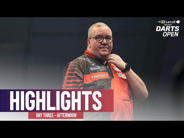 TON-PLUS AVERAGES GALORE! | Day Three Afternoon Highlights | 2025 Lecot Belgian Darts Open