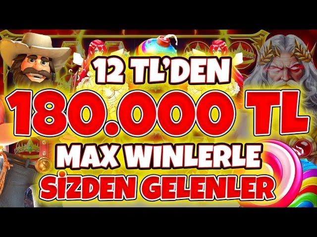 Slot Oyunları  Sizden Gelenler  12 TL 'den 180.000 TL Kazanç Tebrikler |  Max Win Kazançlar