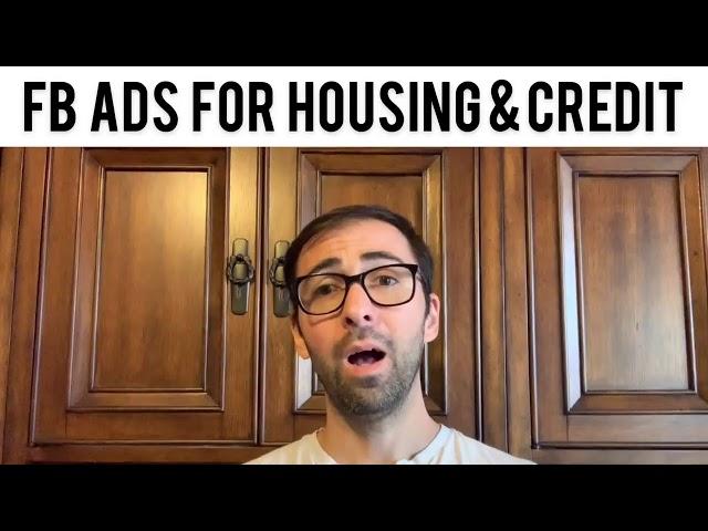 Facebook Ads - Special Ad Category Restrictions