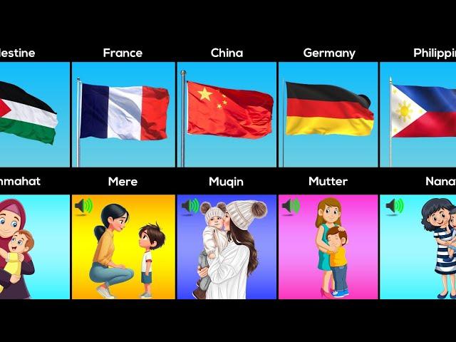 How Children Call Their Mother From Different Countries