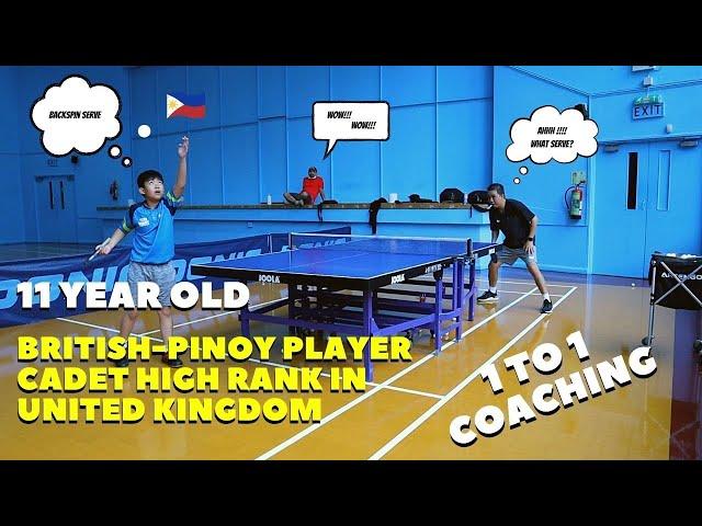 Table Tennis 1 to 1 Coaching in London with Abraham Sellado