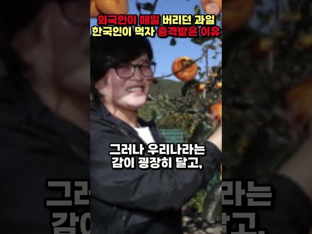 [해외반응] 외국인이 매일 버리던 과일 한국인이 먹자 충격받은 이유
