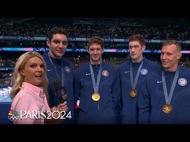 Dressel, Alexy, Armstrong and Guiliano create magic for Team USA | Paris Olympics | NBC Sports