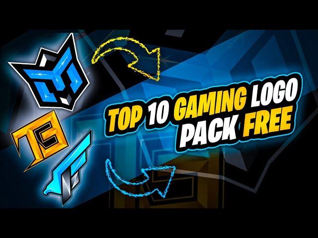 Top 10 Gaming Logo Pack | Logo Pack | GFX Pack | By Crazy King GFX