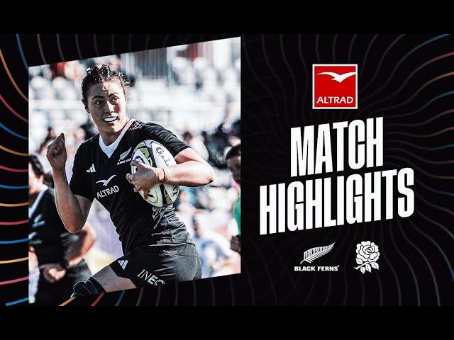 HIGHLIGHTS | Black Ferns v England | 2024, WXV 1