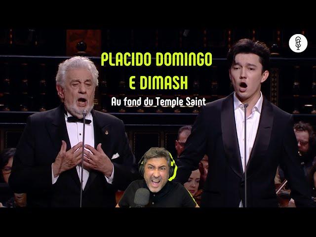 DIMASH & PLACIDO DOMINGO | AU FOND DU TEMPLE SAINT | Vocal Coach REACTION & ANÁLISE | Rafa Barreiros