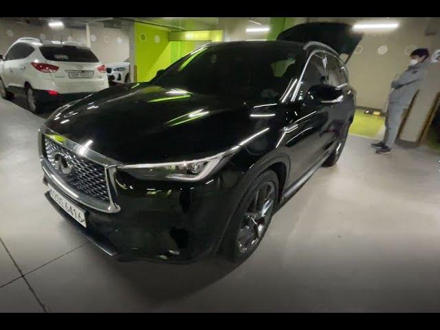 Авто из Кореи. Осмотр Инфинити 2018 QX50 AWD 2.0сс Бензин 27.000км. Автомобиль от частника.