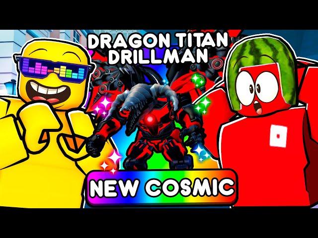 UNLOCKING ULTIMATE DRAGON TITAN DRILLMAN In Skibidi Toilet Tower Defense