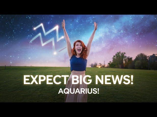 AQUARIUS!  Expect Communication This Week!