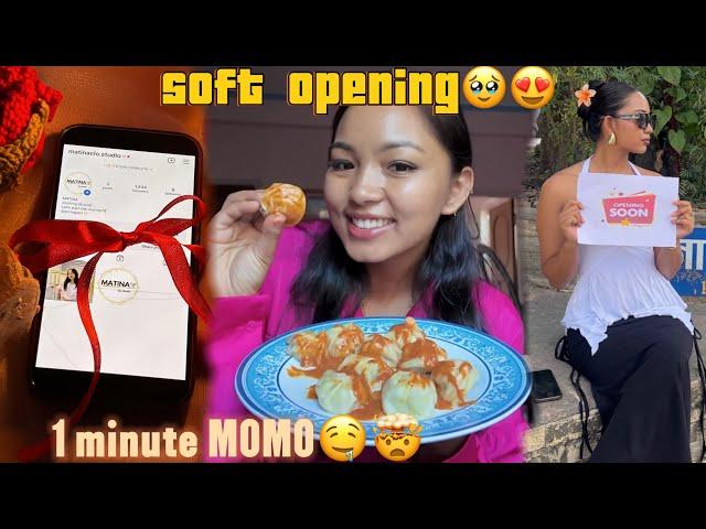 MOMO CHALLENGE IN 1 MINUTES+ SOFT OPENING OF OUR MATINA STUDIO!!