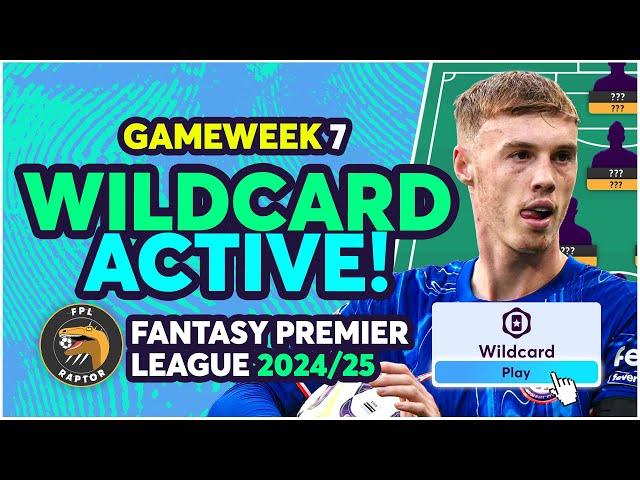 COLE PALMER IN?  | FPL GAMEWEEK 7 WILDCARD TEAM | Fantasy Premier League Tips 2024/25