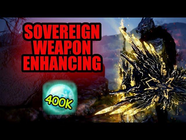 Spent over Trillion silver enhancing NEW Sovereign Weapons | Black desert online