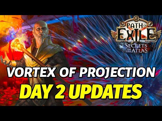 [PoE 3.26] Vortex of Projection Much Stronger Than I Expected - Day 2 Update | Archmage Hierophant