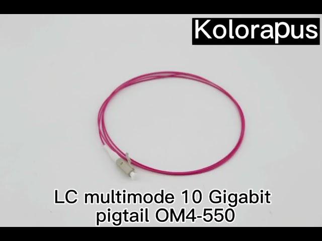 LC multimode 10 Gigabit pigtail OM4-550