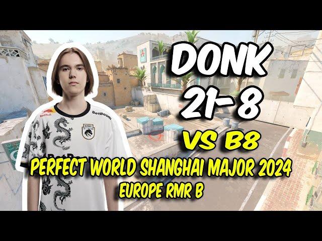 Spirit donk (21/8) vs B8 (Dust2) @ Perfect World Shanghai Major 2024 Europe RMR B | CS2 POV