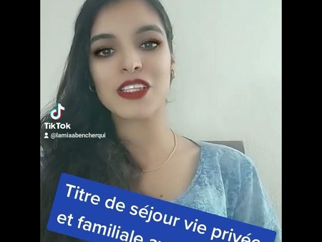 Titre de séjour vie privée et familiale avec le Pacs.