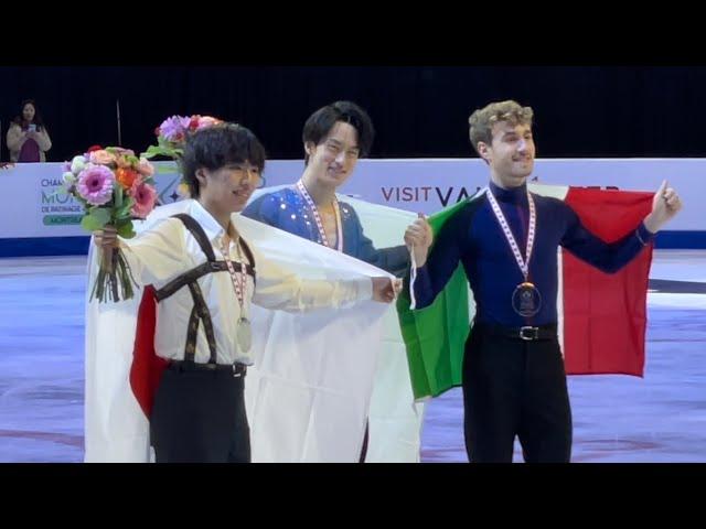 Skate Canada 2023 Men’s Victory Ceremony