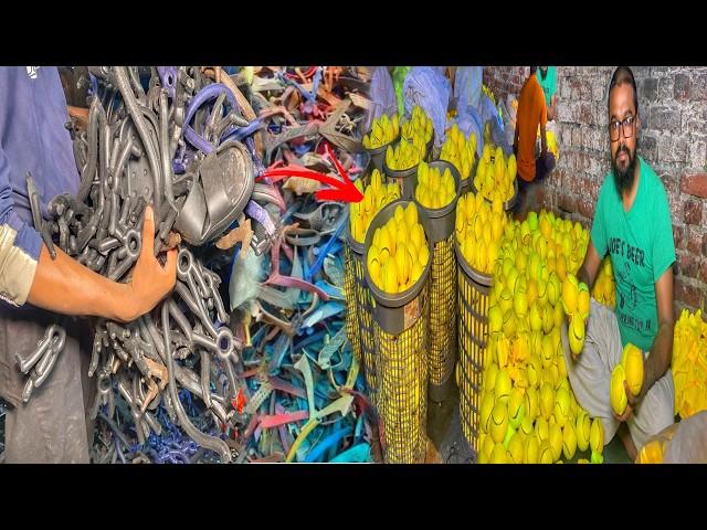 Process of Plastic Recycling to Make Tanes Ball | Incredible Recycling And Manufacturing Process