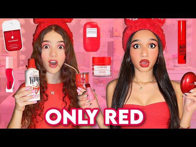 ONLY using RED PREPPY MAKEUP & SKINCARE!️