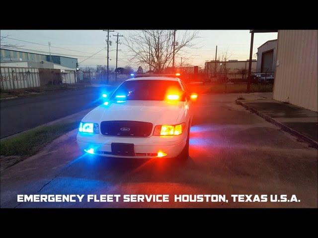 EFS Houston Feniex Industries DEMO Vehicle CVPI