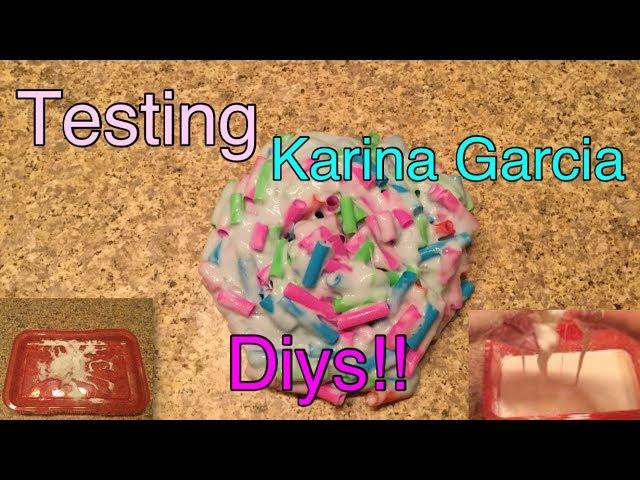 Testing Karina Garcia Slimes And Diys!!