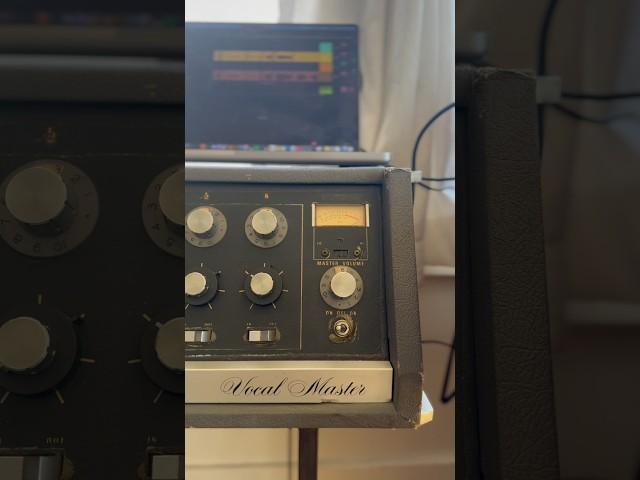 The Shure Vocal Master …a vintage mixer and spring reverb. LISTEN TO THAT FUZZ!!