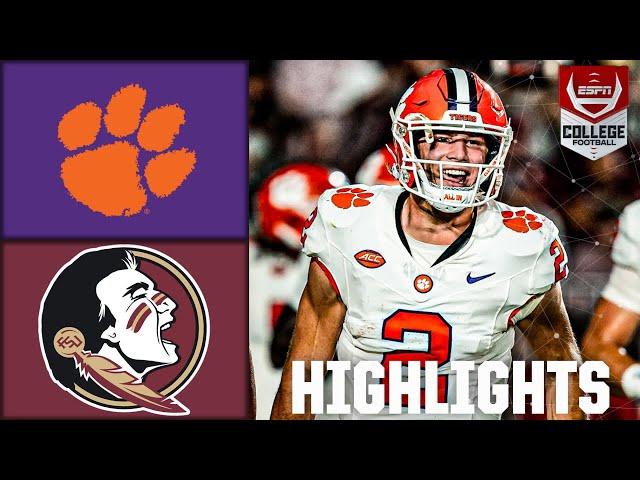 Clemson Tigers vs. Florida State Seminoles | Full Game Highlights | ESPN College Football