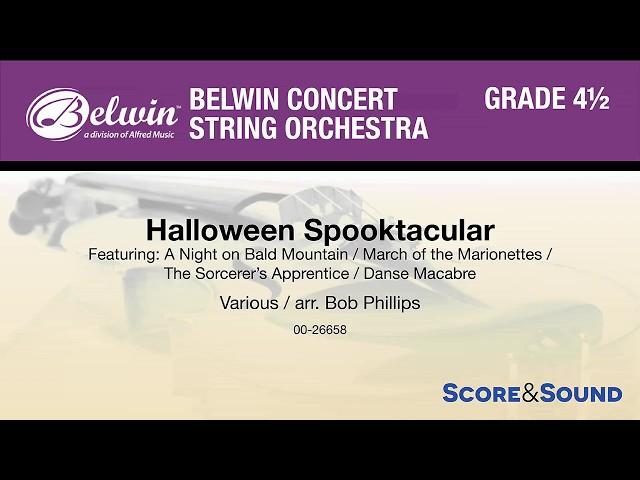 Halloween Spooktacular, arr. Bob Phillips – Score & Sound