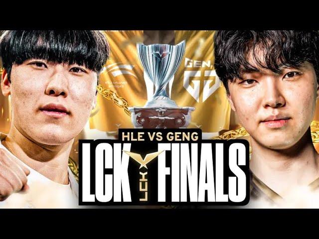 THE BEST LCK FINALS IVE EVER WATCHED - HLE VS GENG LCK SUMMER 2024 - CAEDREL