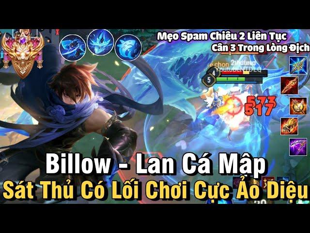 Lan Cá Mập - Billow Liên Quân Mobile | Cách Chơi, Lên Đồ, Phù Hiệu, Bảng Ngọc Cho Billow Đi Rừng