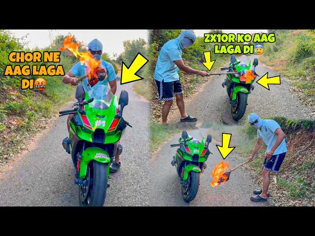 Aag lagadi Zx10r ko Chor ne di Phone pr Dhamki  Superbike Chori Update  Preparation for Ladakh Ride