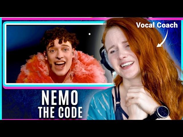 Eurovision winner with Opera! Nemo - The Code Vocal Coach reaction and analysis