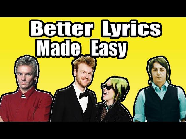 7 tips to write better lyrics for beginners (from the pros)